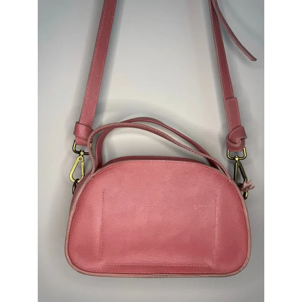 Madewell Sydney Zip Top Pink Crossbody Bag